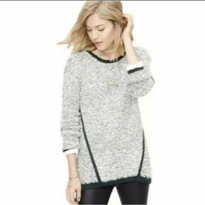 EUC Lou & Grey Boucle Marled Hi-Lo Sweater, Size L